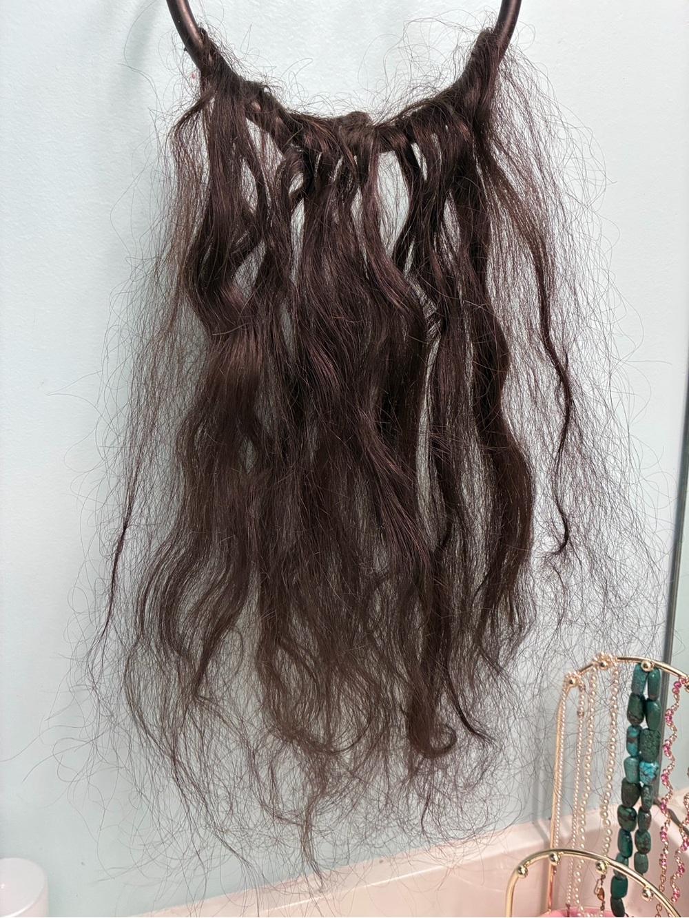 Natural Wave Clip-In Hair Extension - Dark Brown